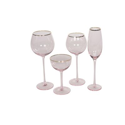 Image two of Allure Rose w/ Gold Glassware